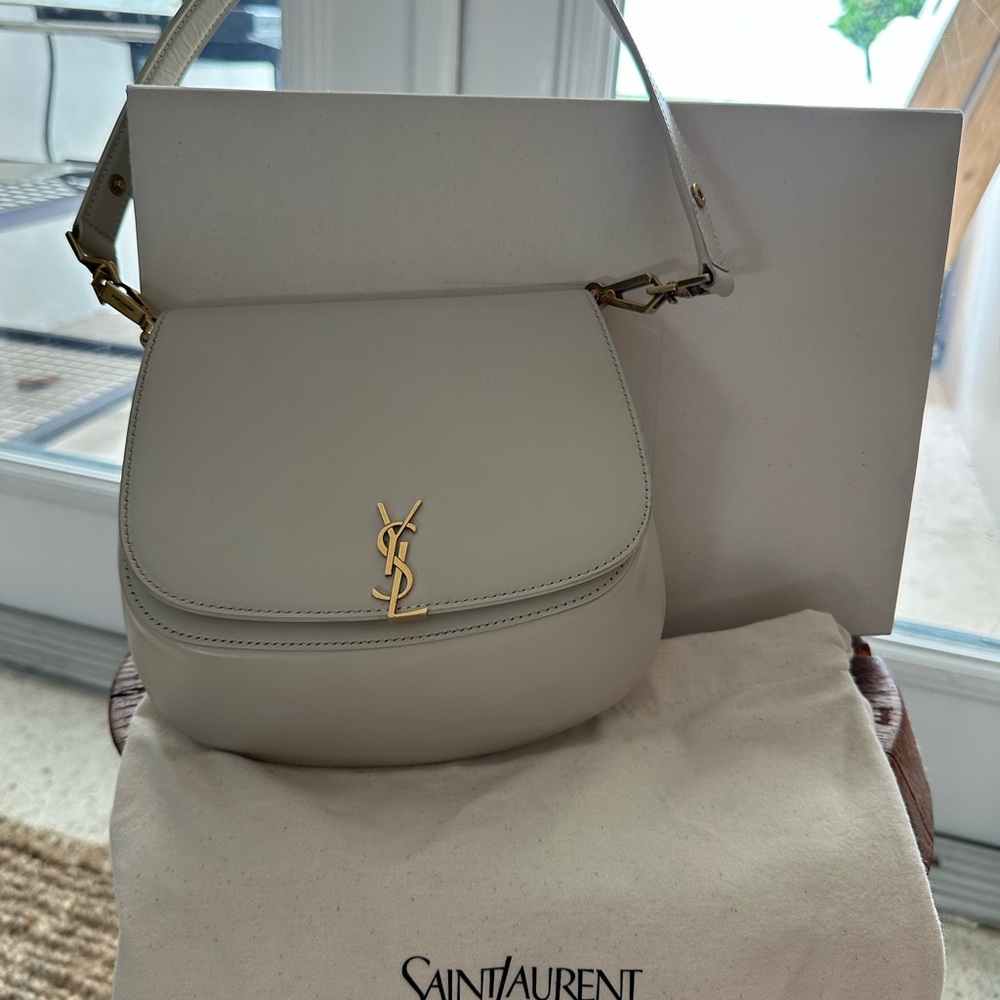 Saint Laurent Voltaire Top-Handle Bag in Smooth